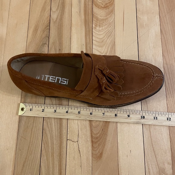 NWB Intensi Stylish Biscotti Suede Loafer Men’s Shoes - Made in Italy - Sz 42 - Picture 16 of 16